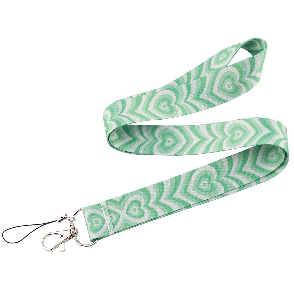 Mobile Phone Strap Keychain Love Neck Strap ID Card Pass Hang Rope Heart Lanyard Badge Holder