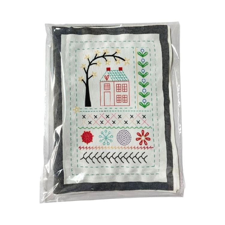 Handmade Stitching Tutorial Journal Cotton Linen Page Multiple Sewing Guide Travel Friendly