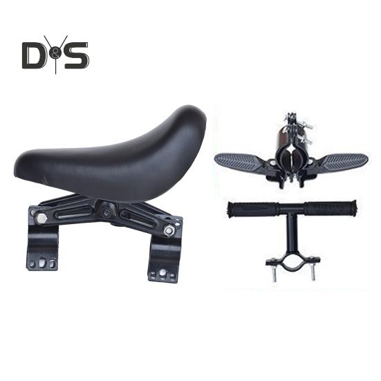 

1 комплект детского велосипедного сиденья, устанавливаемого спереди, велосипедное сиденье, руль, педаль, съемное переднее сиденье для детского дорожного горного велосипеда, аксессуары для велосипеда 1 Set