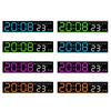 LED Wall Clock Simple Colourful Digital Clocks Gym Wall Multifunction Clock Large Led Screen Large Digital