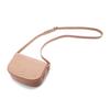Longchamp Le Pliage 17 Snap Flap Adjustable Shoulder Strap Pebble Grain Leather Mini Crossbody Bag Women bags Pink 10165HYZP64