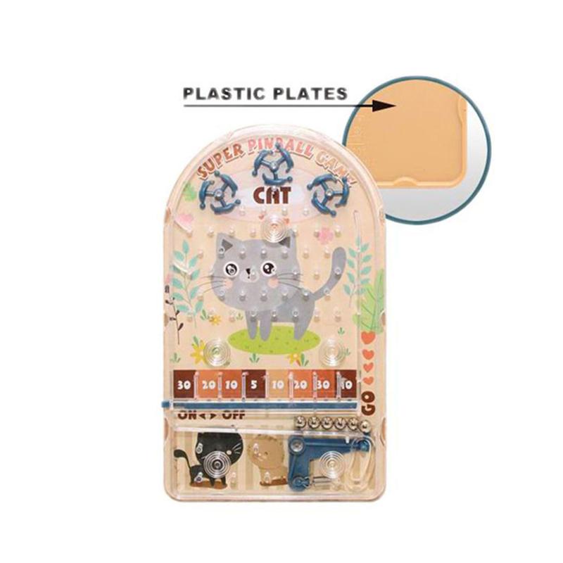 Mini Flipper Desktop-Spiele Maschine Cartoon Kinder Geschenke Lernspielzeug Basketball Labyrinth Perlen Auswurf Peer-Interaktion