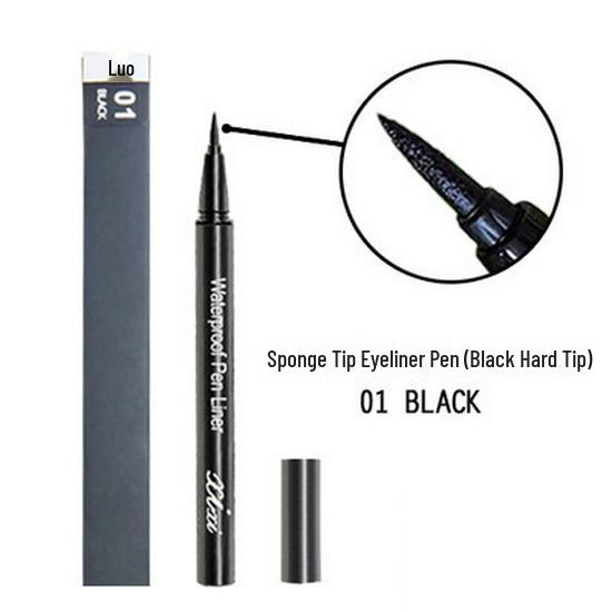 

Xixi Waterproof Eyeliner Pen - Beginner-Friendly, Non-Smudging, Long-Lasting Brown/Black with Fiber Sponge Tip.