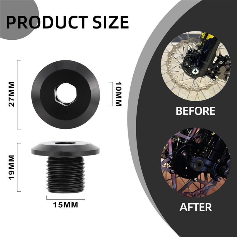 

Front Fork Axle Nut For Surron Ultra Bee Front Wheel Axle Nuts Screws Dirt Bike Parts чорний