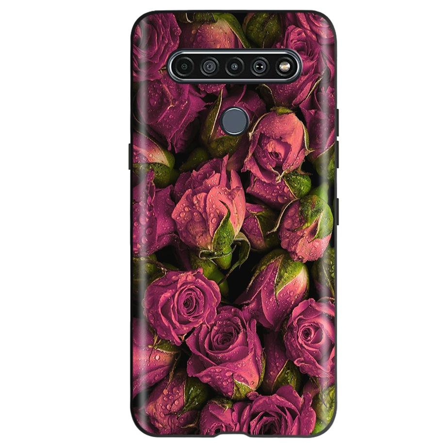 Per Custodia LG K51S 2020 Cover Carina Stampata con Farfalle Per LGK51S LM-K510 Custodia Morbida Per LG K41S LM-K410 Funda su LGK41S K 41S Bumper