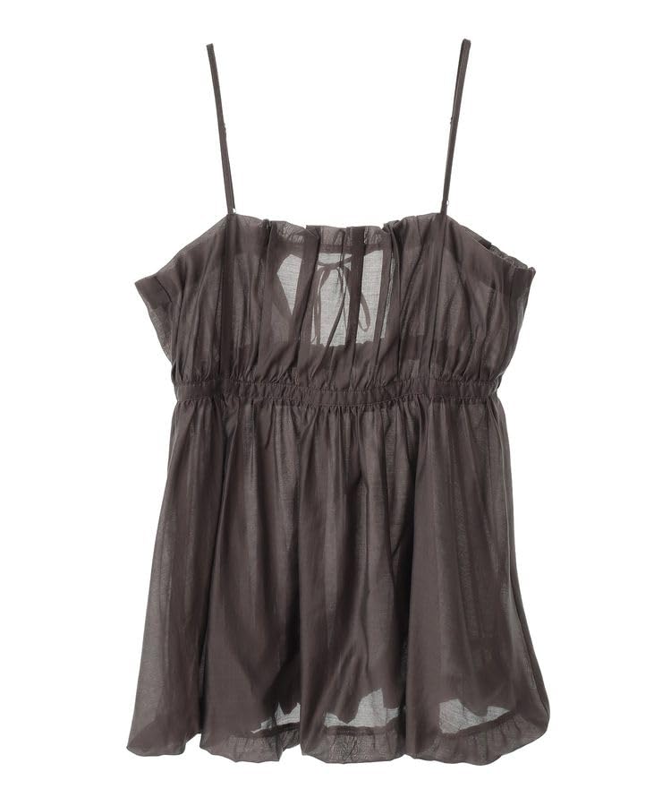 

Sweater Vest Balloon Cami Bustier for Charcoal Gray [Green Parks] Women,