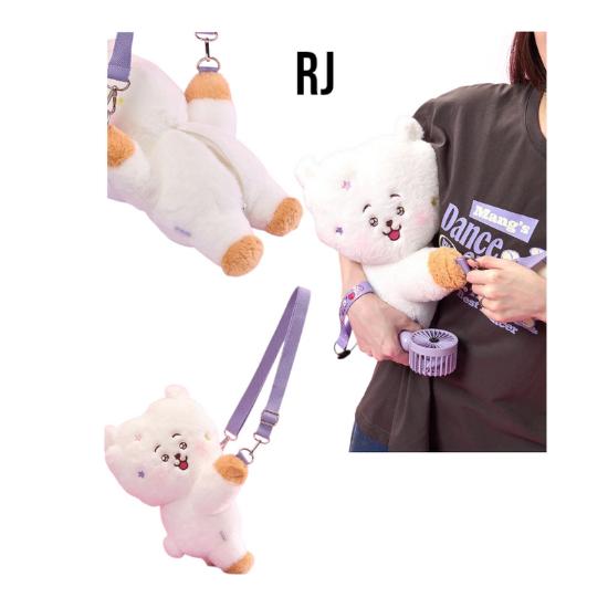 BT21 Hug Me Plush Crossbody Bag The Journey