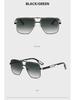 2273 Retro UV400 Double Beam Aviator Sunglasses - European & American Sports Style