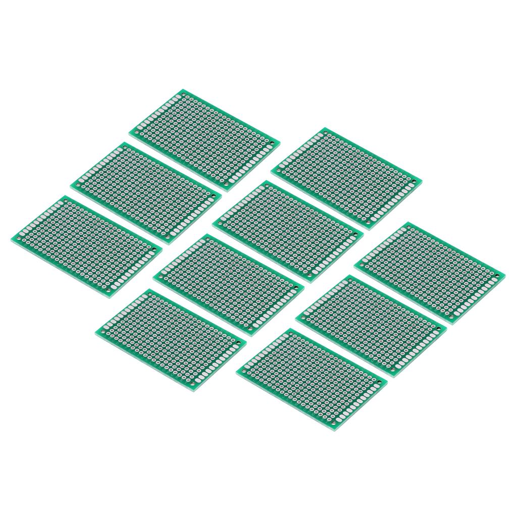 10 Piece 4 x 6cm Double Sides Prototyping DIY Soldering Universal PCB Circuit Board