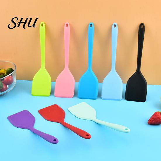 Baking Scraper Heat-resistant Cooking Spoon Compact Anti-slip Household Practical Cake Spatula BPA Free Mini Spatulas for Kitchen Barbecue Tool