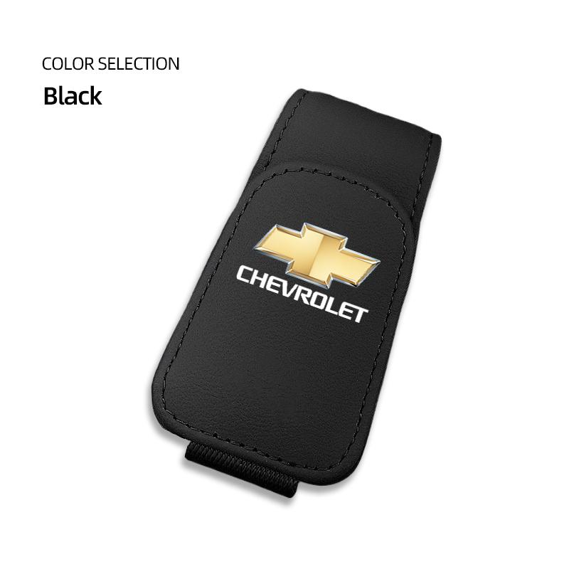 

Car Leather Glasses Clip Sun Visor Ticket Card Storage Clamp For Chevrolet Cruze Malibu Colorado Suburban Equinox Blazer Trax