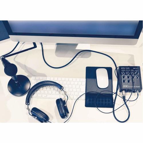 TECH TMCC-1.5 1.5m XLR Male to XLR Female Microphone Cable for Telework and Home Office