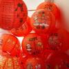 30cm Lucky Lantern Ornament Round Shape Festival Lantern Chinese Paper Lantern  Spring Festival