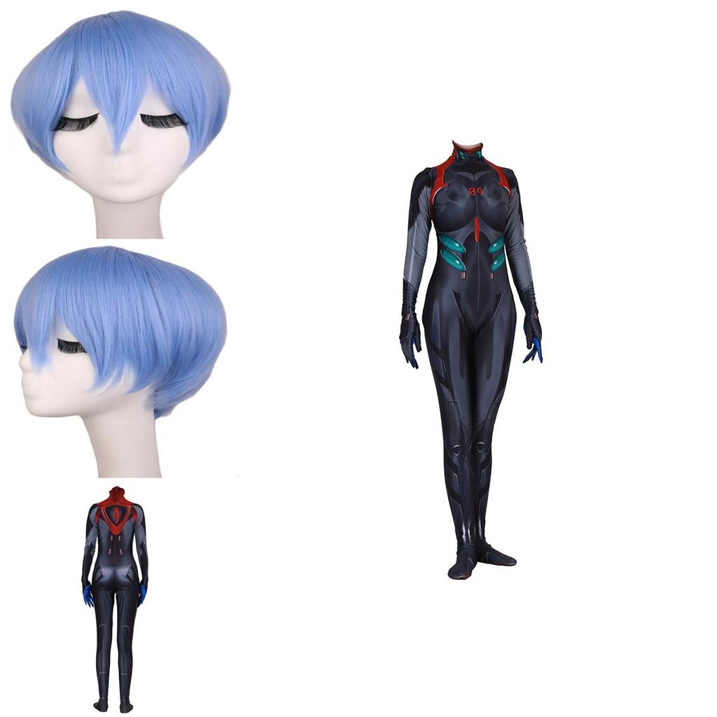 Neon Ayanami Rei Genesis Evangelion Cosplay Eva Nagisa Kaworu Bodysuit Zentai