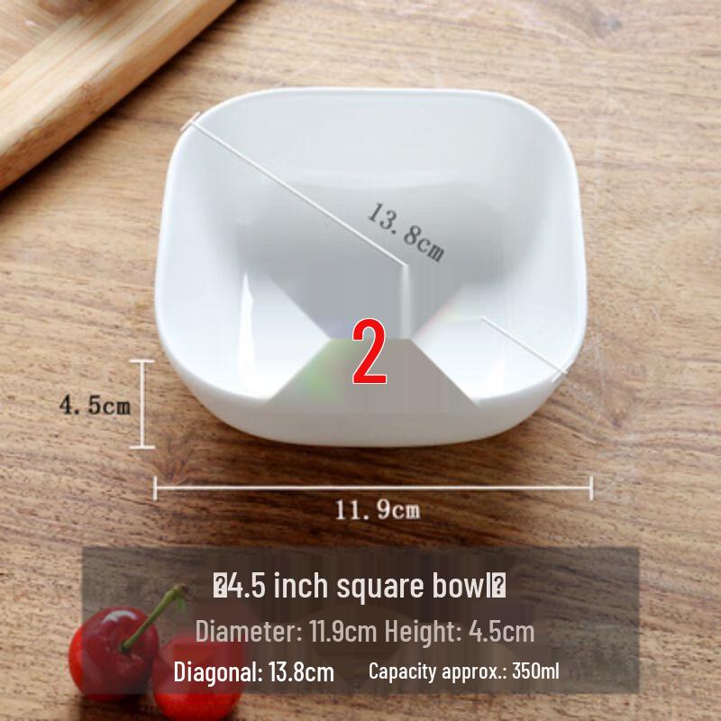 Qianxing Ceramic Square Bowls