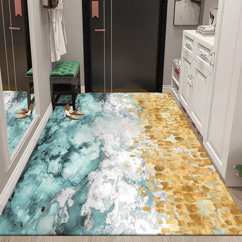 

Килими для ніг Пухнастий килим Килимок для вітальні Всередині Килимок Придверний килимок Підлогові килимки Нековзкий килимок Декорації домашньої кухні 100*160CM