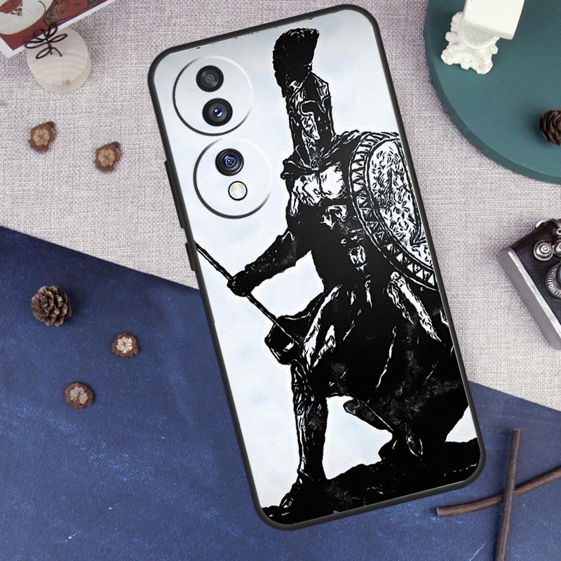 Spartan Warrior Soldier Case For Huawei Honor Magic 5 Pro X8 X9a 50 70 P Smart 2019 Nova 9 P20 P30 P40 Lite Cover