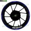 For Z650 Z 650 motorcycle accessories 17 inch front and rear wheel decals fairing hub reflective rim stripe sticker decoration