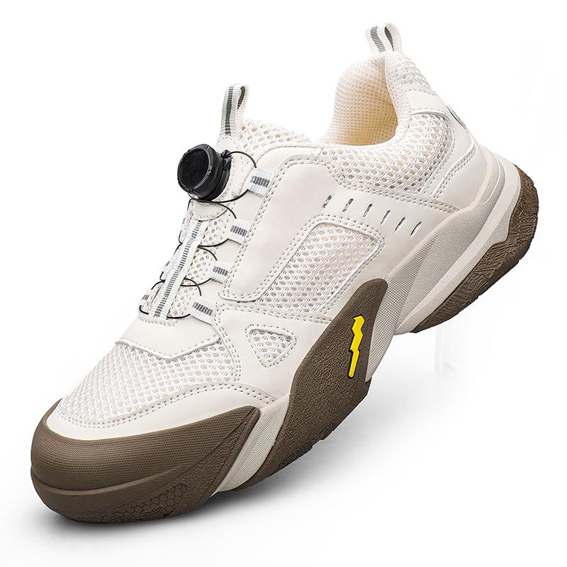 Fashion Fashion Genuine Leather Shoes Comfy Casual Walking Driving Flats 2025 New Men Lightweight Sneakers Non-slip Outdoor Sneakers