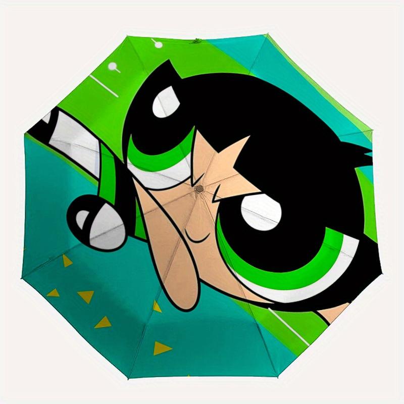 

1pc Powerpuff Girls Blossom Automatic Folding Umbrella with 8-Rib Compact & Lightweight Design, Self-Opening/ Closing027