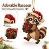 Christmas Tree Acrylic Ornament, 2D Flat Holiday Hanging Decoration for Festive Home Decor