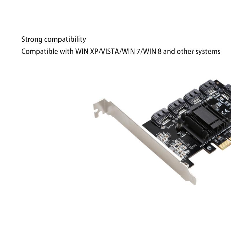 Extender PCIe Converter PCIe to SATA3.0 Expansion card PCI E Sata Card Controller PCIE to SATA Card PCI-E Riser Card Game PCIE Card Expansion Adapter