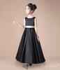 Kayiyasu Long Satin Dress for Perfect for Piano Formal Slimming Children's Dress, V-Neck Girls, Recitals, Weddings, Occasions, Sleeveless, Elegant,