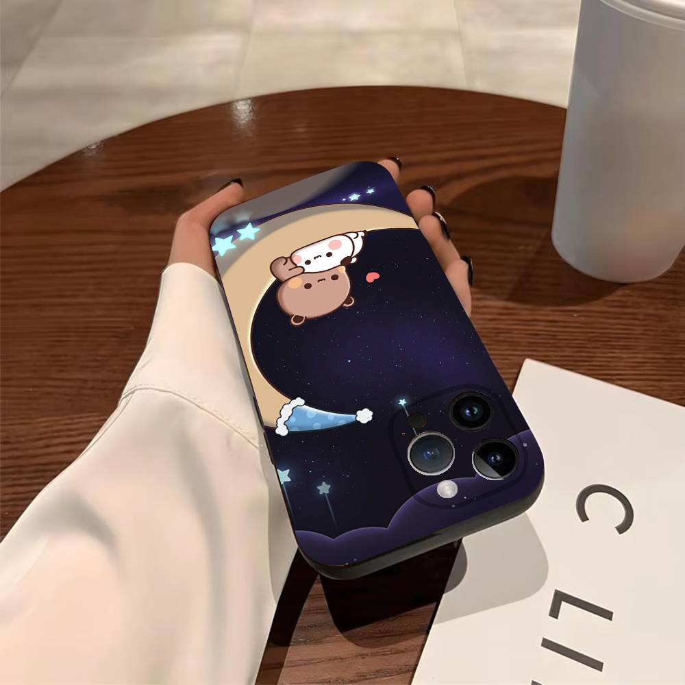 D-DUDU B-BUBU Phone Case For iPhone 17,16,15,14,13,12,11,Pro,X,Xs,MAX,Plus TPU Soft To Skin-friendly Cover