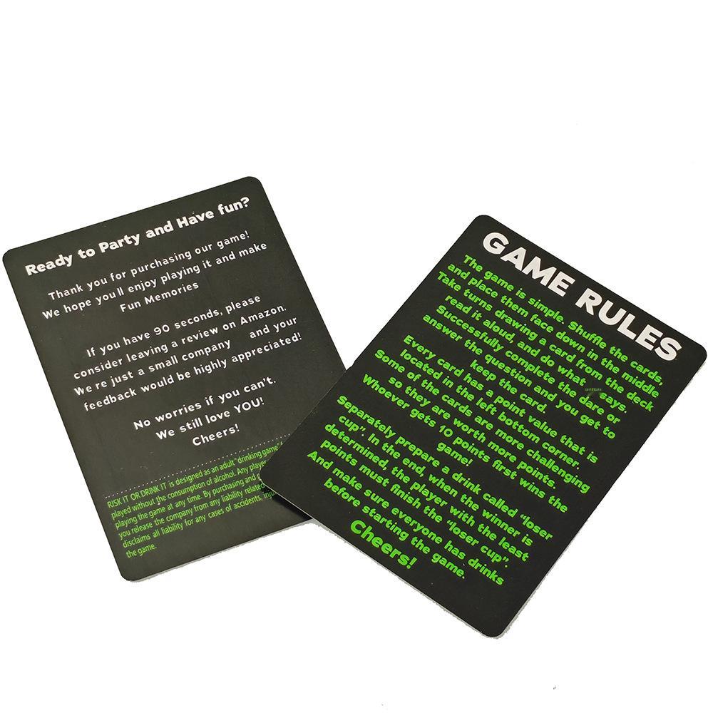 Risk Couple Game: Deep Love Conversation Cards - English Version
