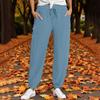 Women's Pants Fashion Casual Pants Solid Color Drawstring High Waist Pants With Pockets
