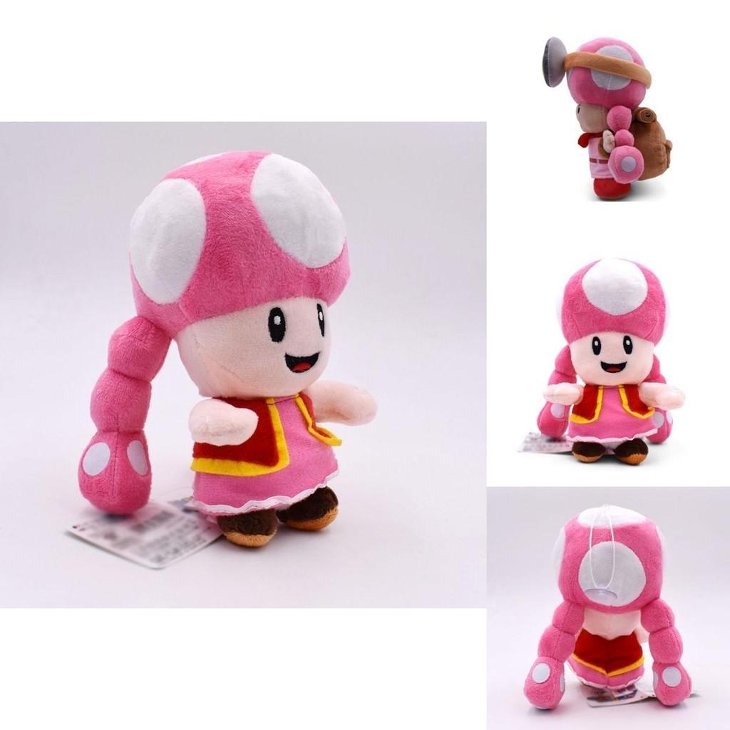 Super Mario Plüschtier, rosa Pilzschwester, weich und kuschelig, limitierte Auflage