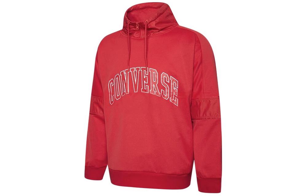 Converse Sweatshirts Men s Red Hooded Moderate Regular 10018342-A03 S