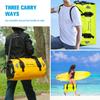 WILD HEART Waterproof Duffel 100L with Welded Seam Shoulder Straps and Binding for Motorcycle Drum Touring Seat and Outdoor Use Bag, 40L, 66L,