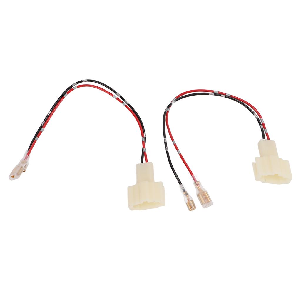 Par Bil Effektförstärkare Mellanbas Högtalare Kabelhärva Adapterkontakt Plug and Play 12V 3A 10W