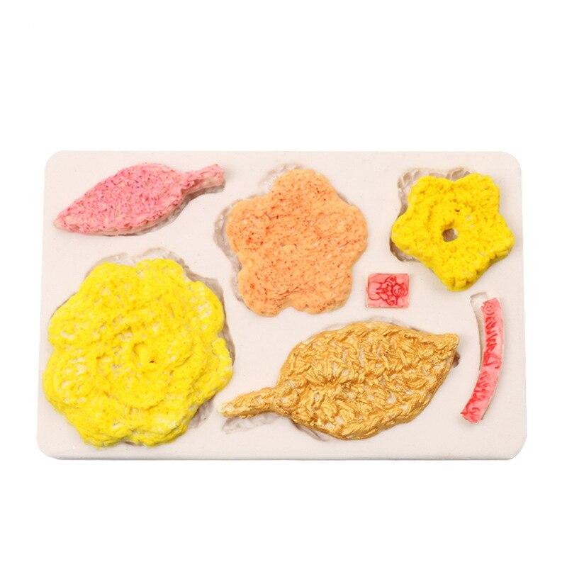 Mini Flower Mold Leaf Mold Fondant Molds Silicone Mould for Sugarcraft Cake Decoration