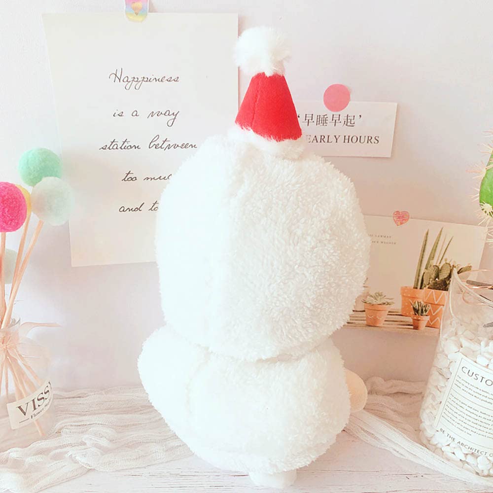 Niannyyhouse Cotton Doll Clothes - 20cm Doll Clothes - Hat + Jacket + Scarf - 3-Piece Set - Christmas Outfit - Dress Up - Christmas Snowman Outfit -