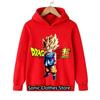 Dragon Ball  Kids Hoodies Cloud of Hokage Sweatshirt Long Sleeve Children Clothes Boys Girls Cool Tops 3t-14t Years Kids Hoodies