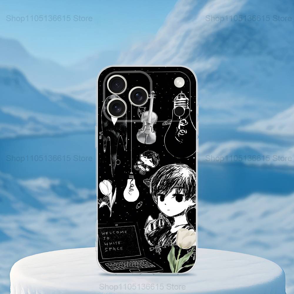 E-Emotion O-Omori Game For iPhone 12,Mini,16,X,17,Plus,11,Max,13,XR,15,Pro,14,SE,XS,Transparent Soft Cover Case
