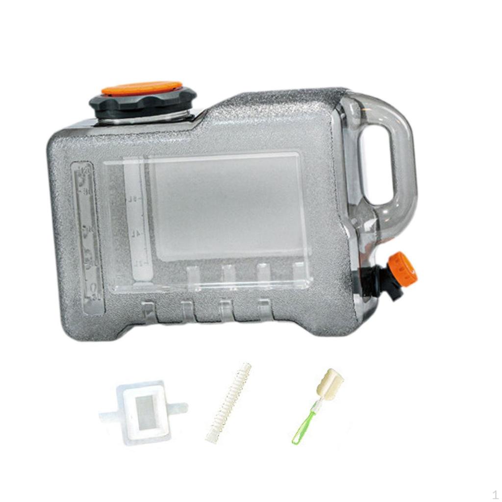 Wasserbehälter Getränkespender mit Zapfhahn Aufbewahrungsbehälter für Autofahren