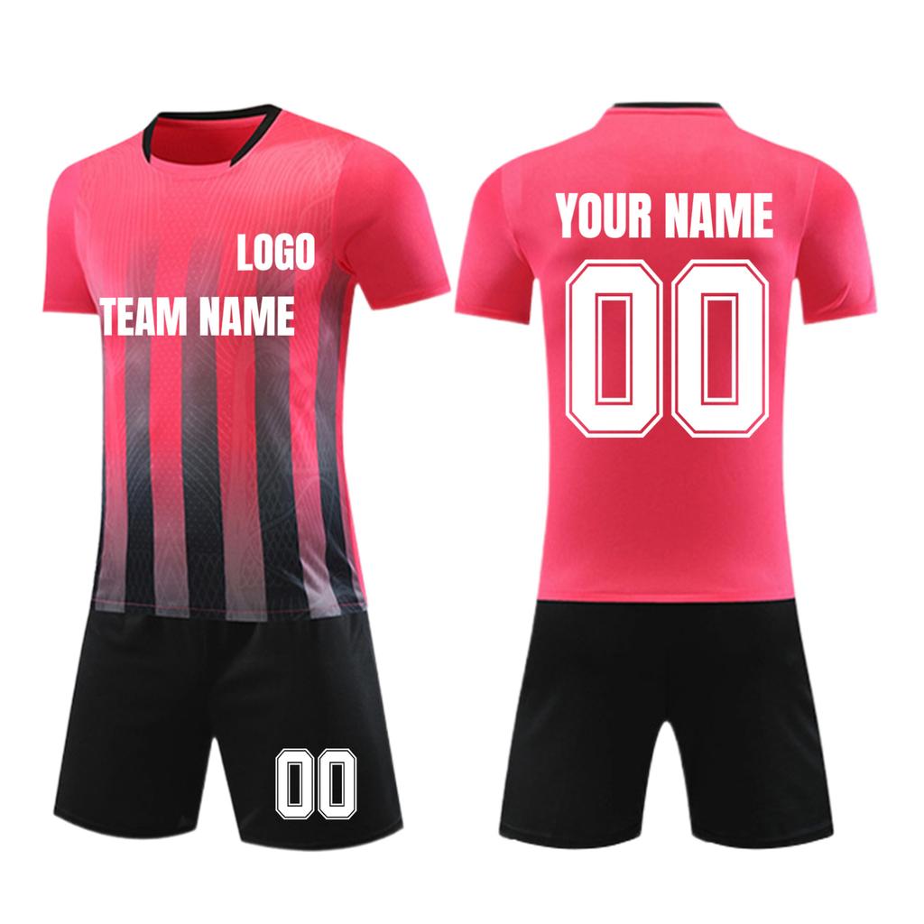 Personalised Shirts Kit Mens Girls With Name Number Custom Football Jerseys For Boys Training Suit