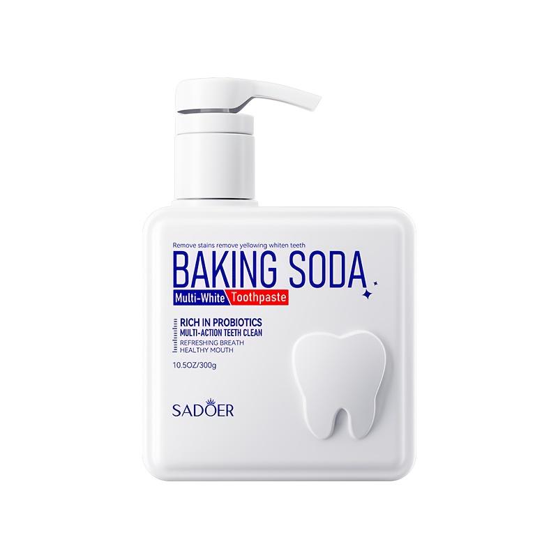 

Пробиотическая отбеливающая зубная паста с пищевой содой для удаления желтых пятен на зубах и удаления белых зубов Clean Teeth Fresh Mouth 300 г 300g