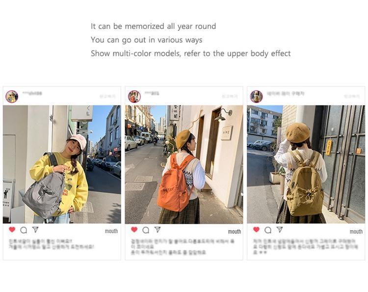 Japanese Pleated Nylon Backpack - Large, Lightweight, Casual Travel & College Laptop Bag for Men and Women