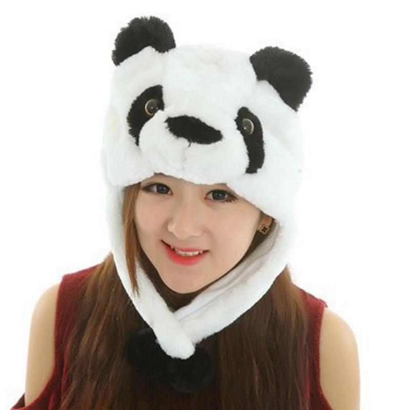 Fashion Casual Cute Cartoon Animal Headdress Plush Hat For Women
