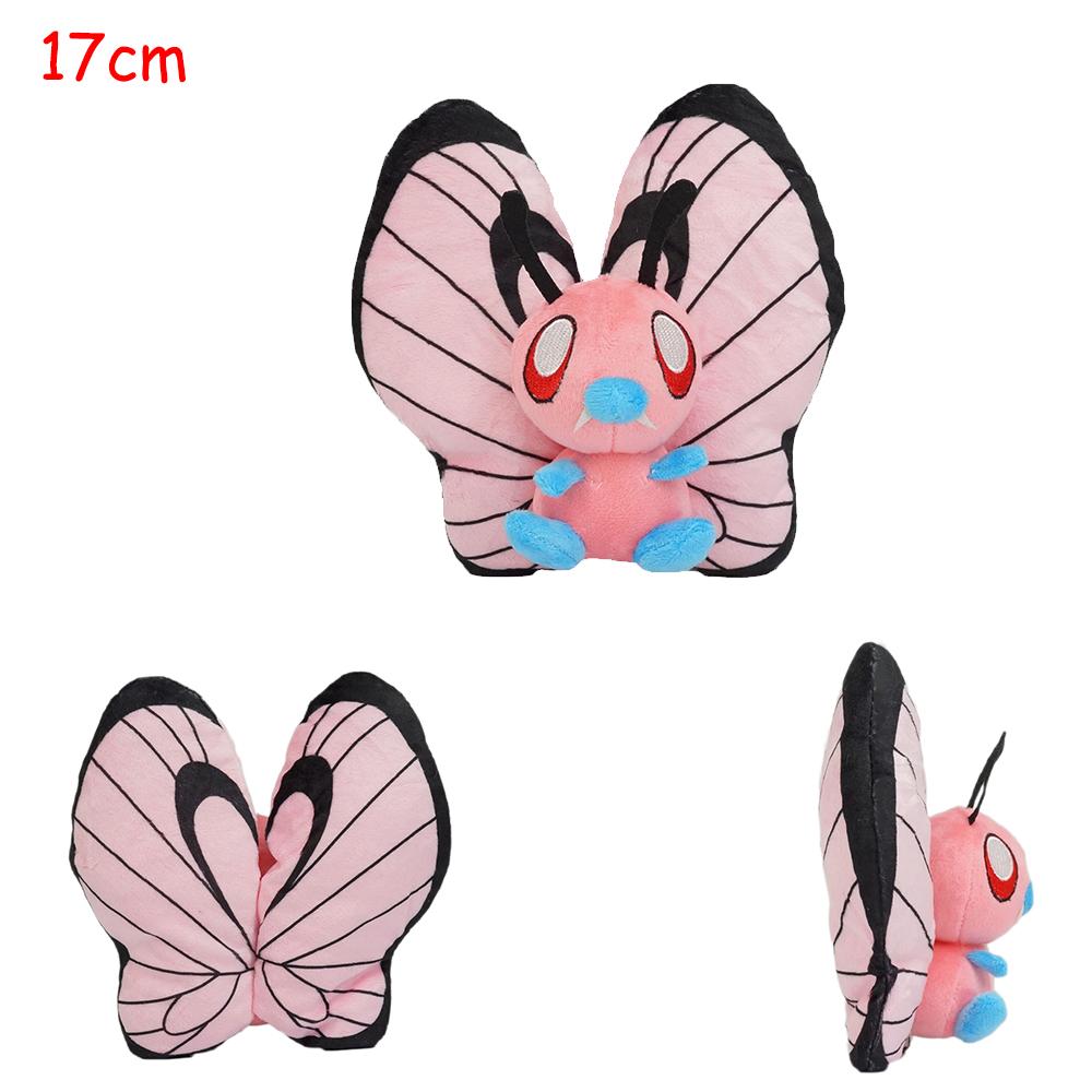 Butterfree Butterfly Plush Doll Caterpie Volcarona Scolipede Vivillon Soft Peluche Stuffed Toy Kawaii Anime Insect Gift