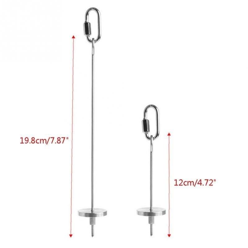 1pcs Parrot Bird Stainless Steel Fruit Fork Feeder Birdcage Hanging Vegetable Holder  Bird Feeders