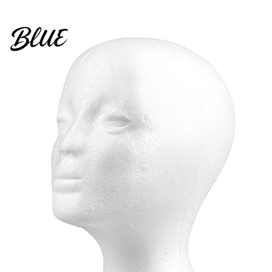 Hats Stand Model Female Head Foam Mannequin Glasses Manikin Wigs Display for Home