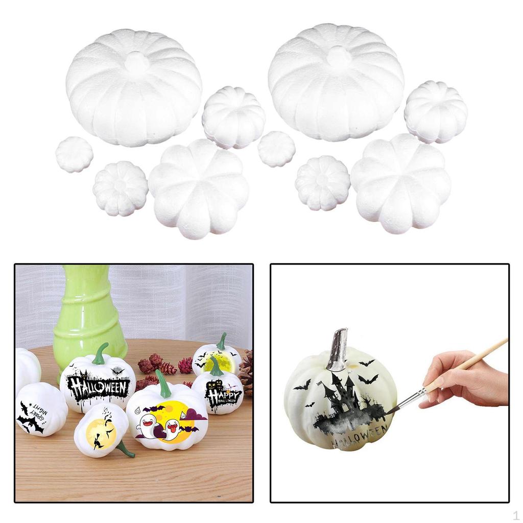 , Artificial Pumpkin Small Farmhouse Fall Decor for Halloween Decorations