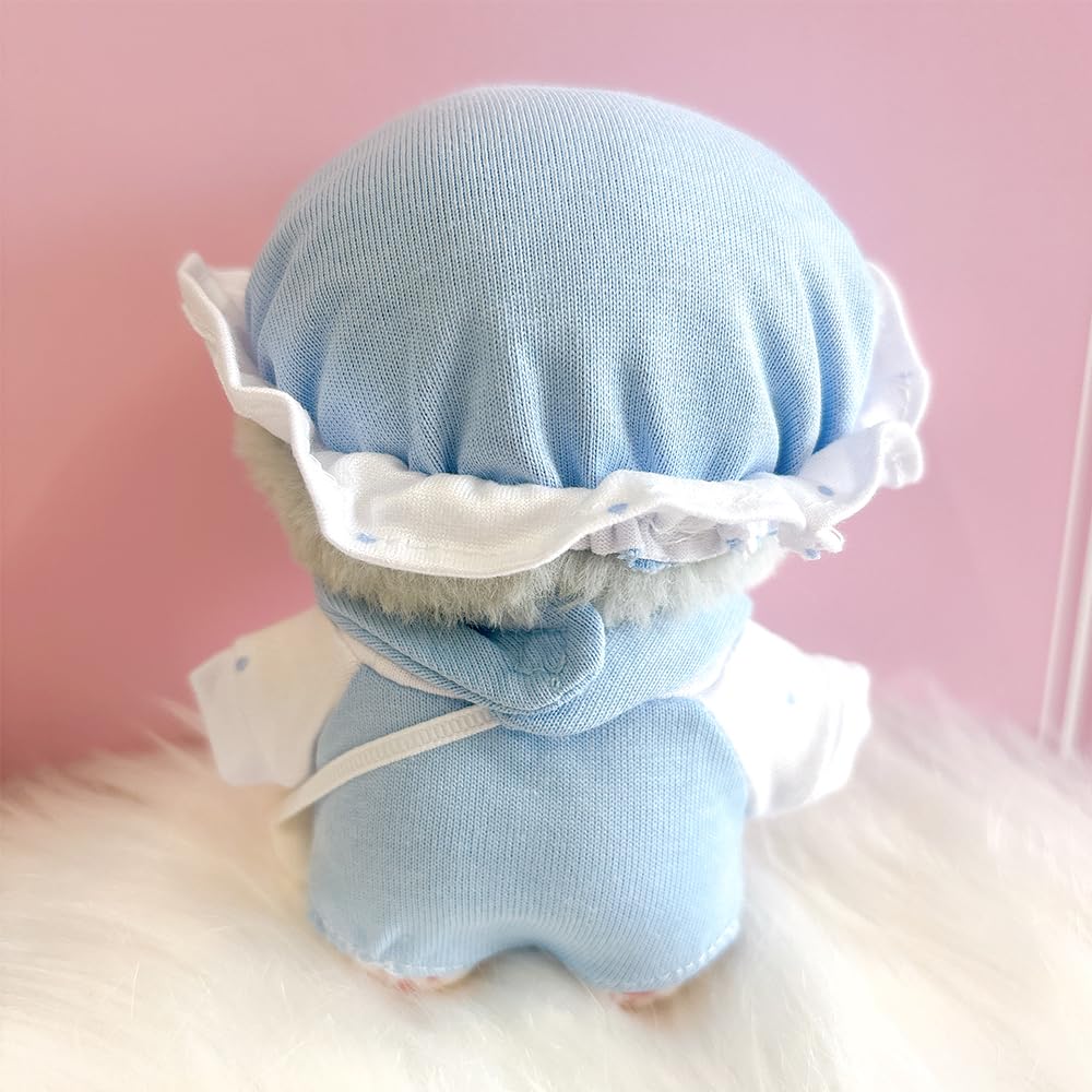 Baby Penguin Plush Clothes [Hat, Romper, Bib, and Baby Bottle Set] for 10cm Plush Toy, Kigurumi, Accessories, Otaku, Doll, Mascot, K-Pop Doll,