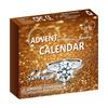 Weihnachts-Countdown Adventsschmuck Blind Box Set 24 Tage Ringe Halsketten Ohrringe Schlüsselanhänger Xmas Geschenk