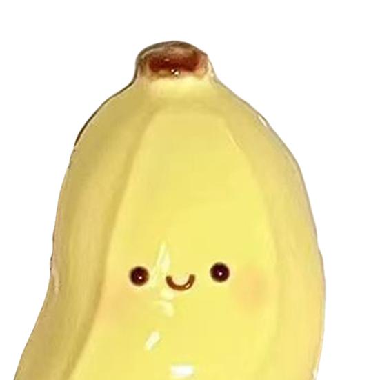 1/2Pcs Cartoon Banana Squeeze Toy Stretchy Relaxation Focus Aid Smiling Banana Fidget Toy Portable Simulated Fruit Shape Sensory Toy